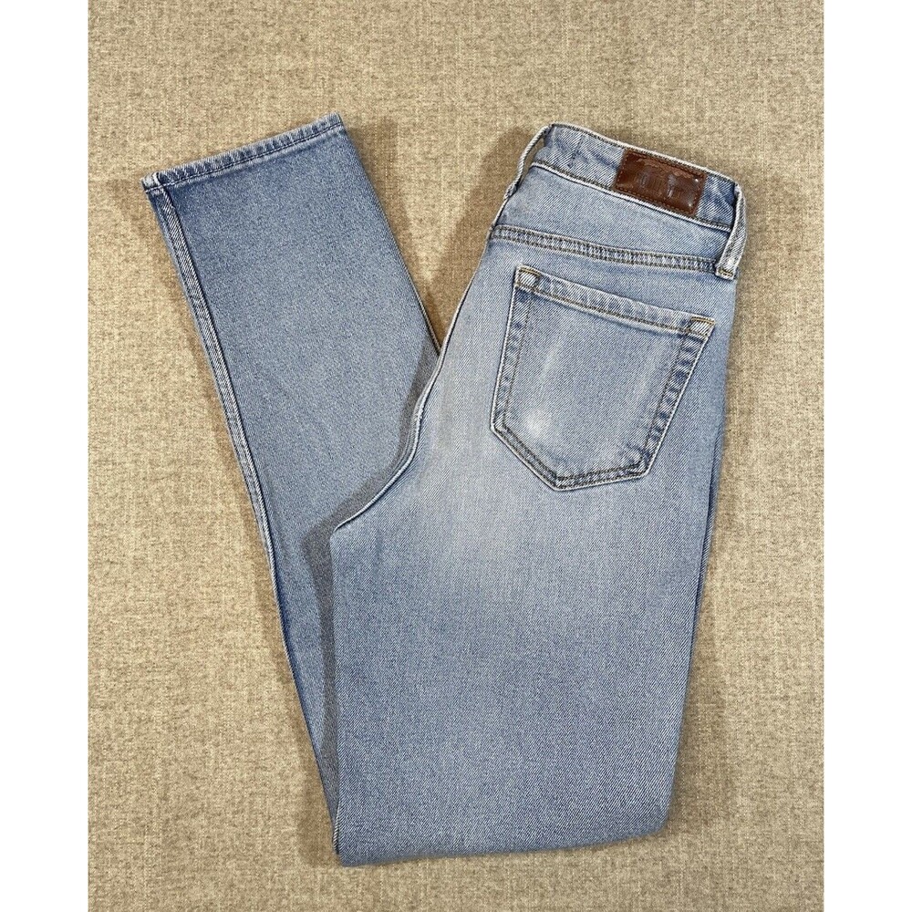 Hollister Ultra High Rise Mom Jeans Women’s Size 0R 24x27 Stretch Blue Denim